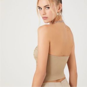 NWT corset crop top